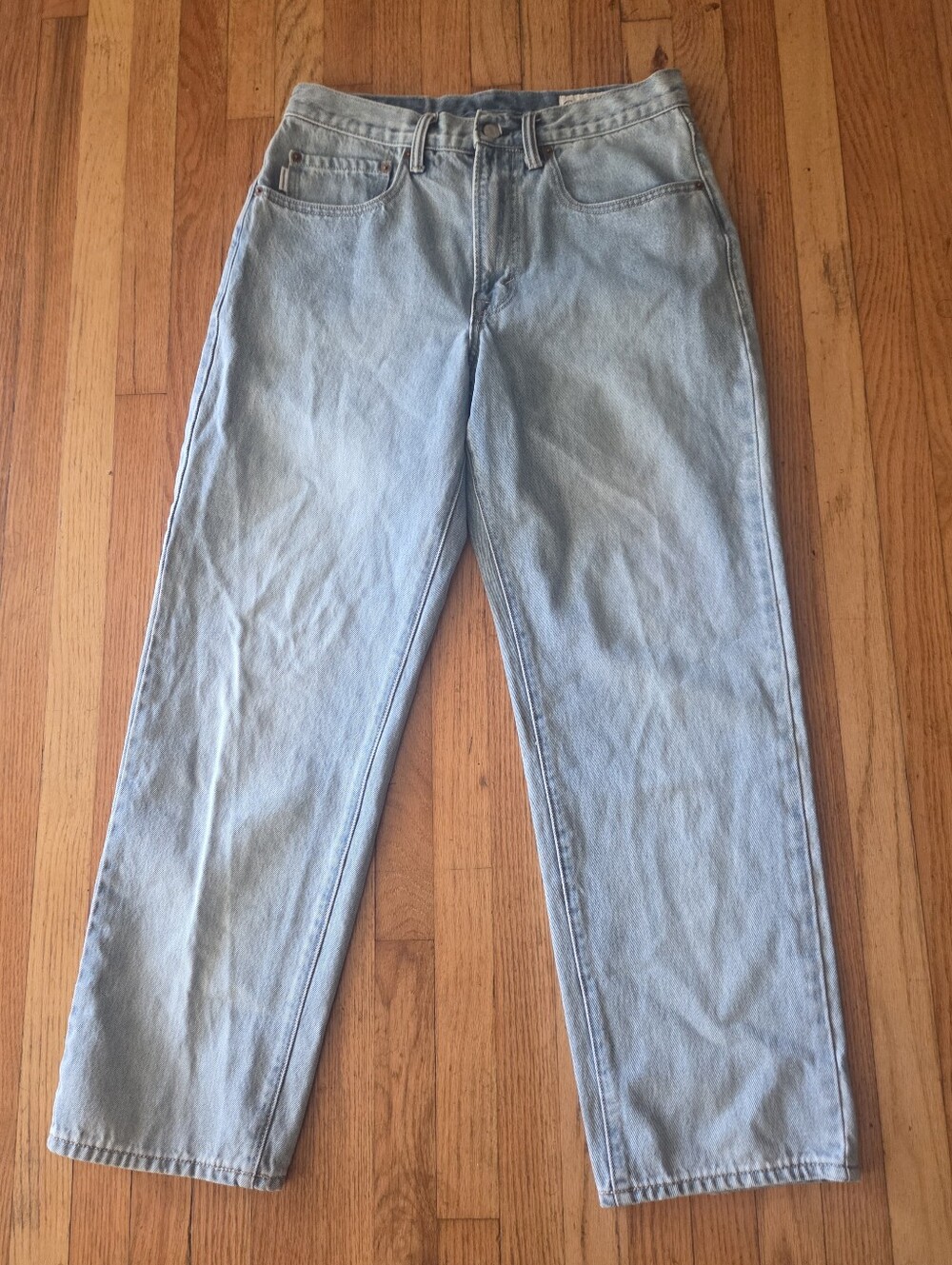 thisisneverthat Regular Cone Denim Relaxed Straight Jeans Light Wash M 32